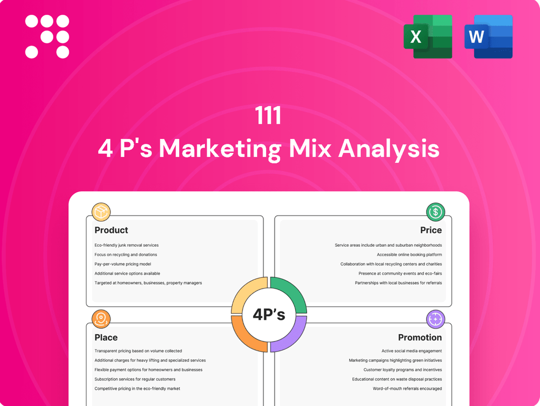 111 Marketing Mix