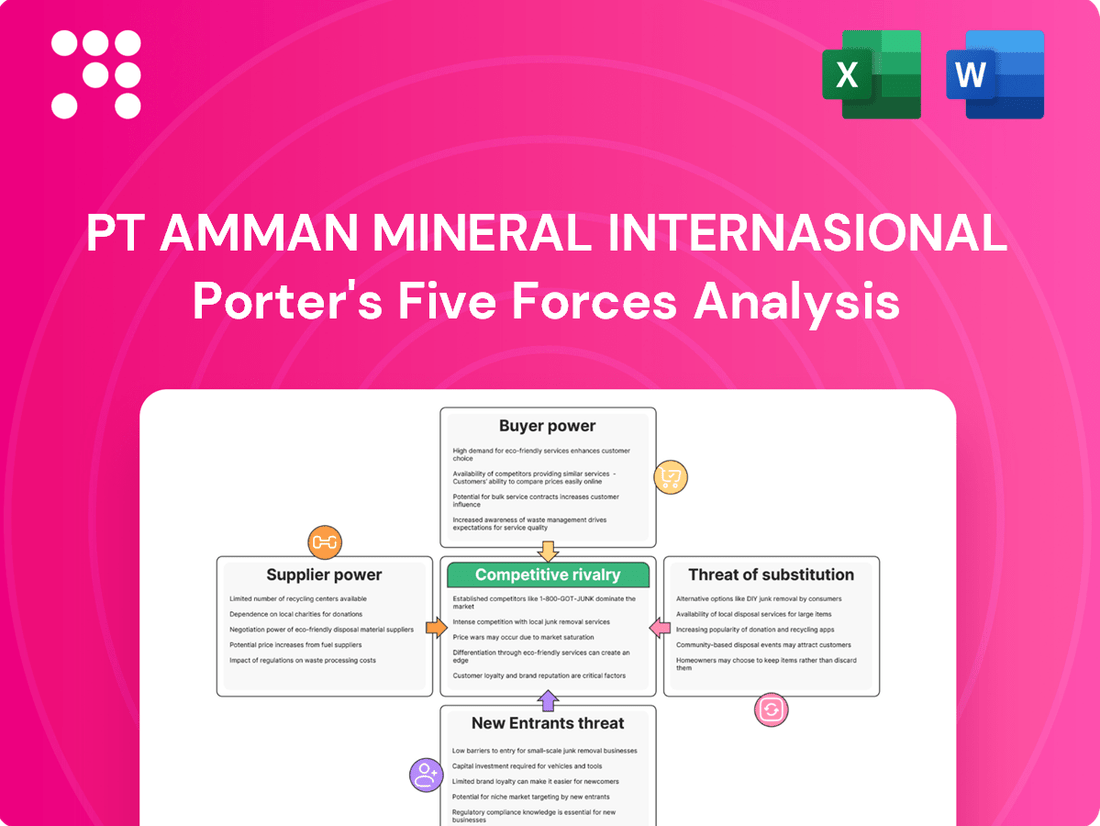 PT Amman Mineral Internasional Porter's Five Forces Analysis