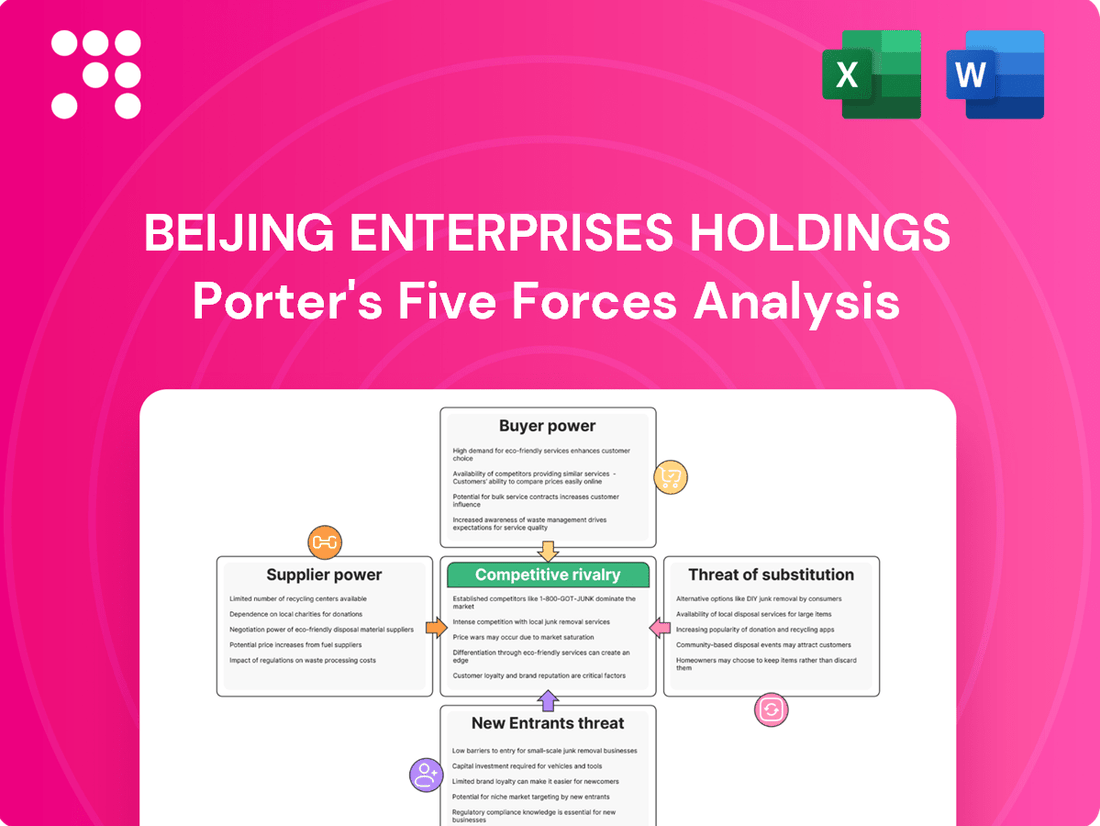 Beijing Enterprises Holdings Porter's Five Forces Analysis