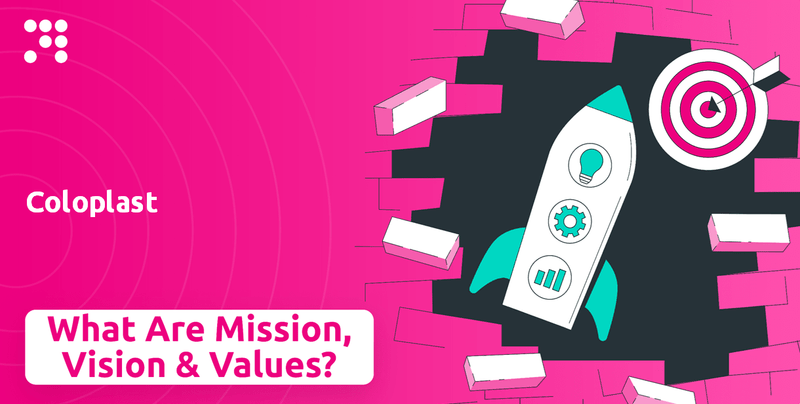 What are Mission Vision & Core Values of Coloplast Company?