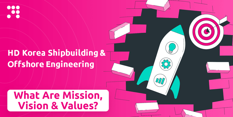 What are Mission Vision & Core Values of HD Korea Shipbuilding & Offshore Engineering Company?