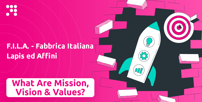 What are Mission Vision & Core Values of F.I.L.A. - Fabbrica Italiana Lapis ed Affini Company?