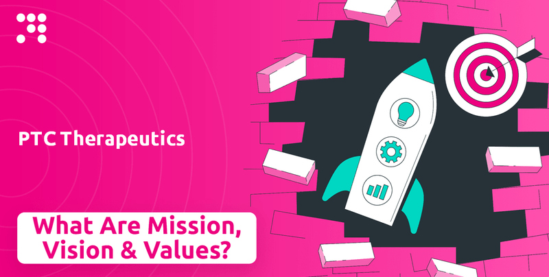 What are Mission Vision & Core Values of PTC Therapeutics Company?