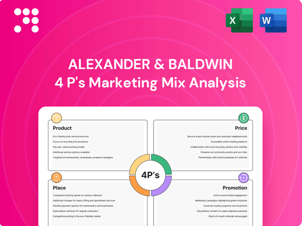 Alexander & Baldwin Marketing Mix