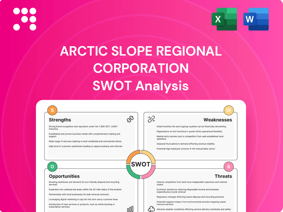 Arctic Slope Regional Corporation SWOT Analysis