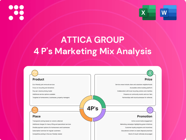 Attica Group Marketing Mix