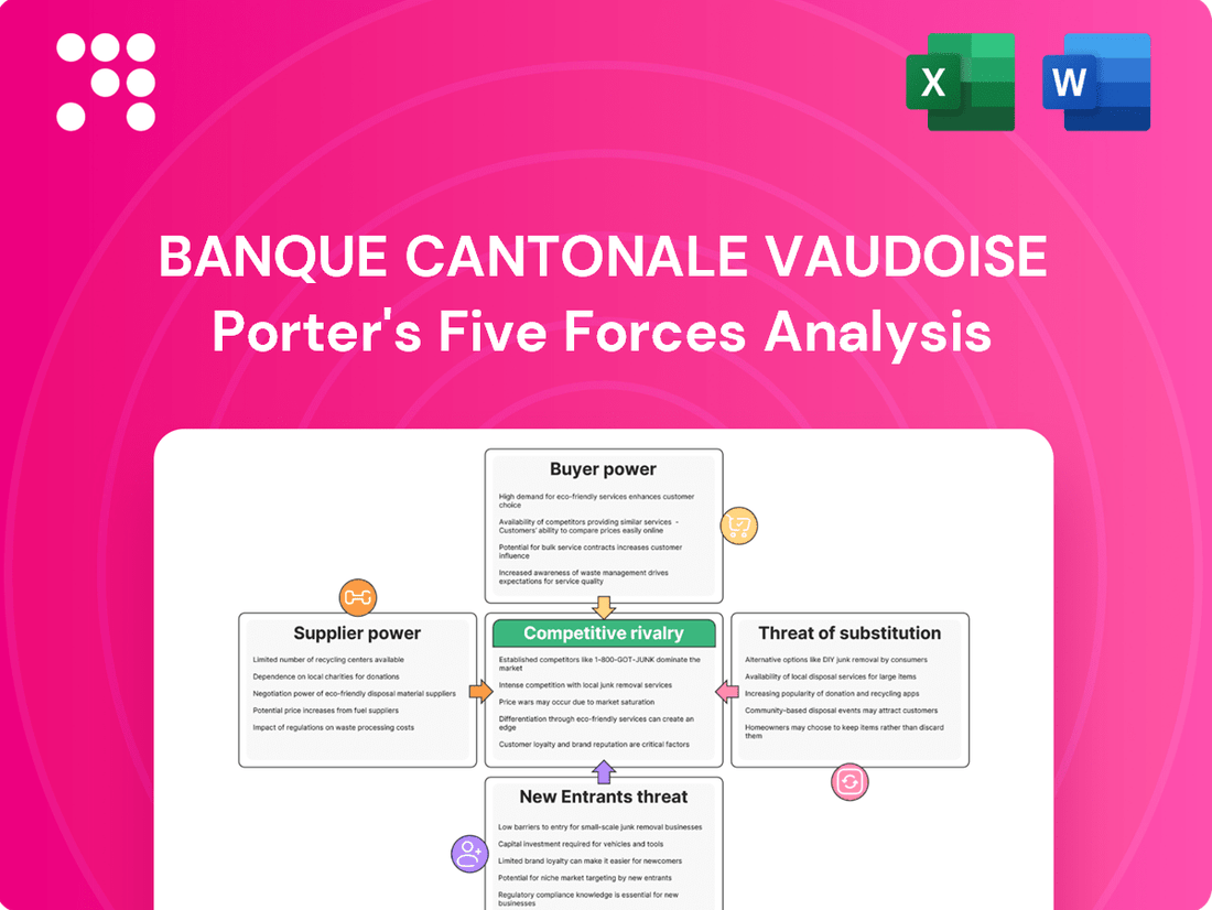 Banque Cantonale Vaudoise Porter's Five Forces Analysis