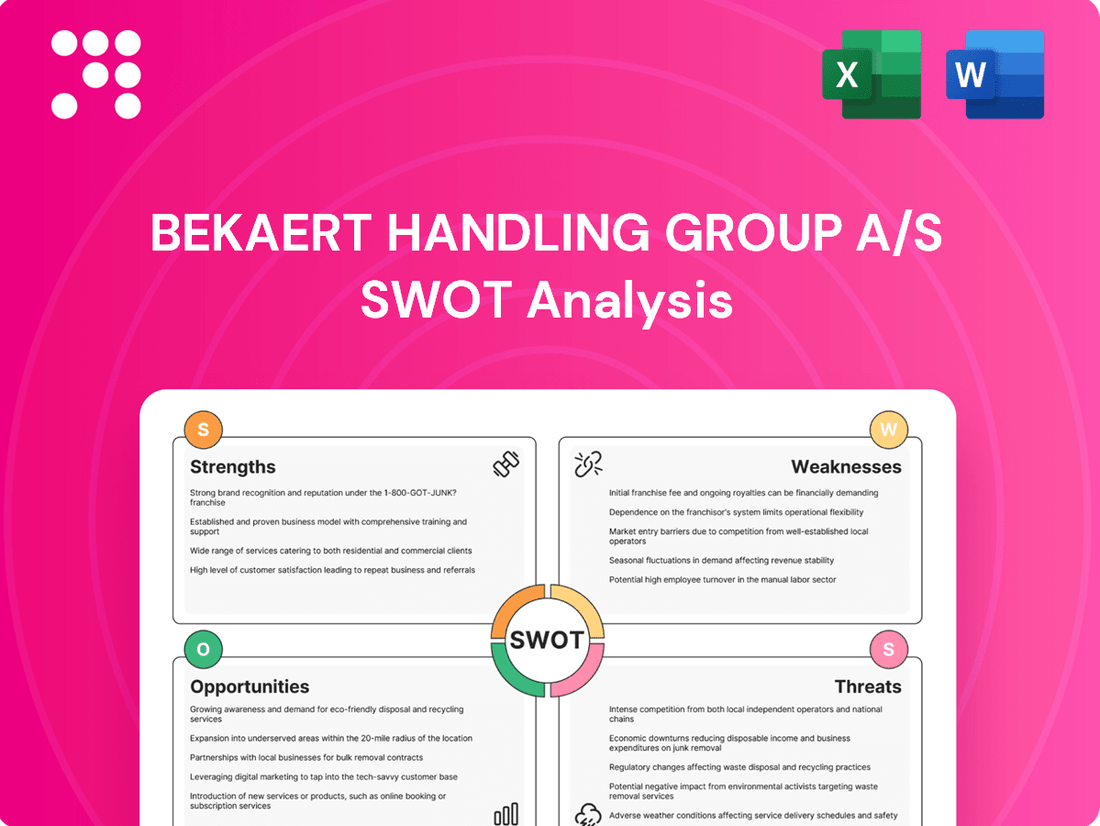 Bekaert Handling Group A/S SWOT Analysis