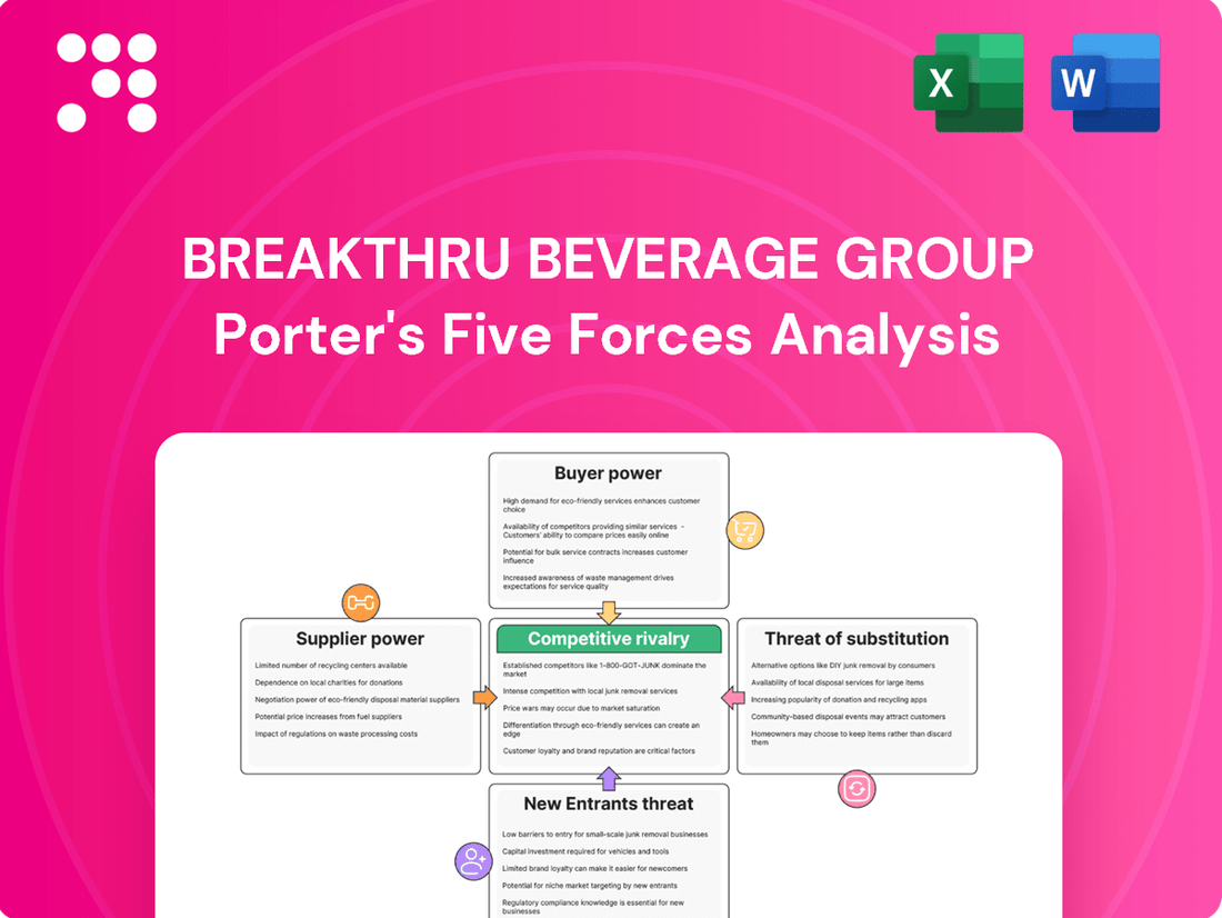 Breakthru Beverage Group Porter's Five Forces Analysis