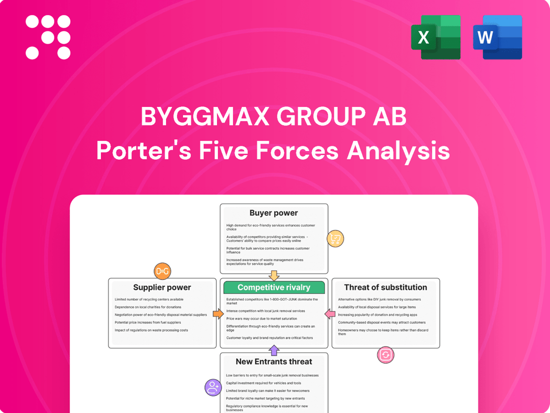 Byggmax Group AB Porter's Five Forces Analysis