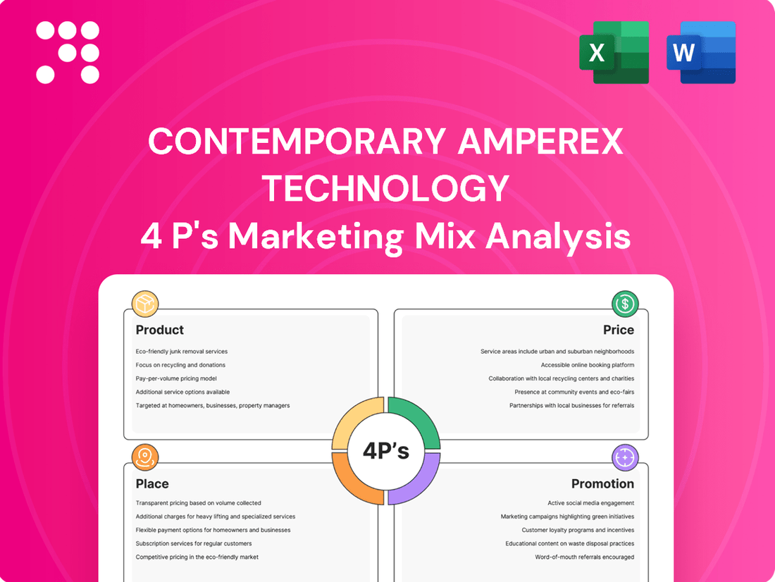 Contemporary Amperex Technology Marketing Mix