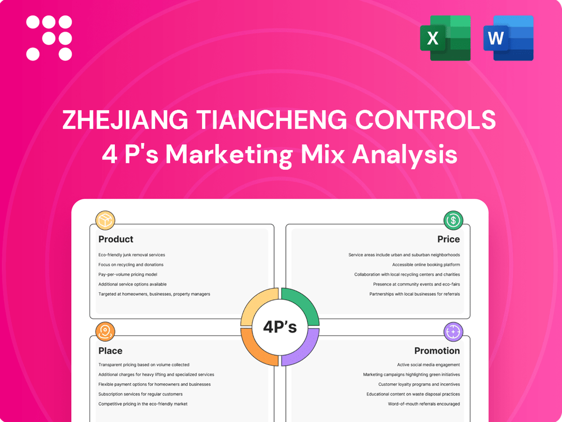 Zhejiang Tiancheng Controls Marketing Mix