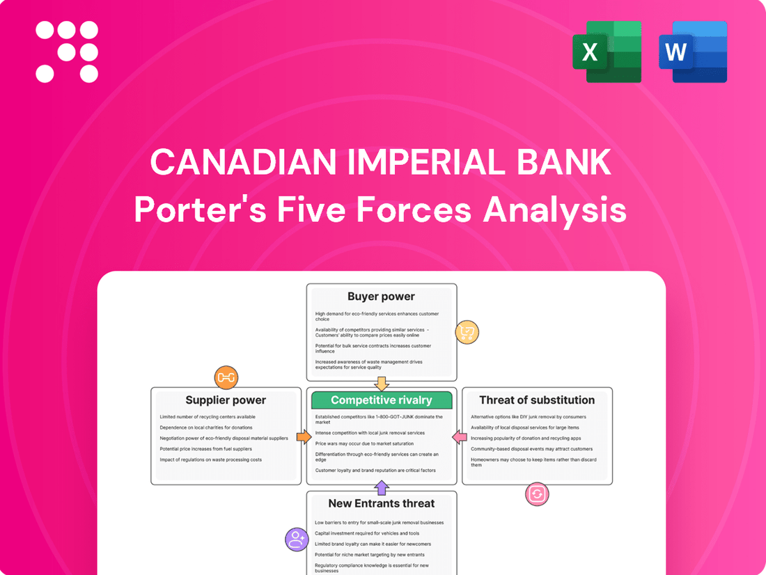 Canadian Imperial Bank Porter's Five Forces Analysis