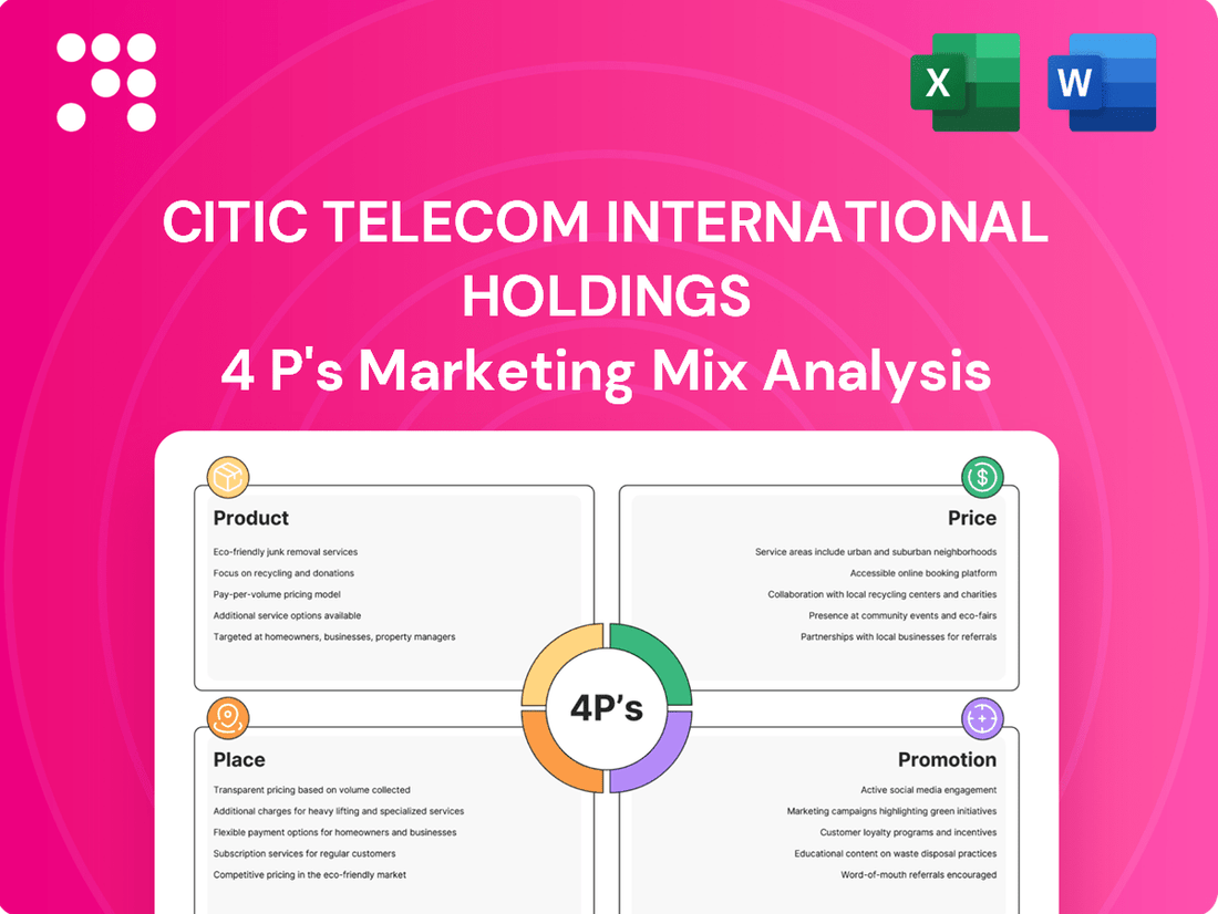 CITIC Telecom International Holdings Marketing Mix