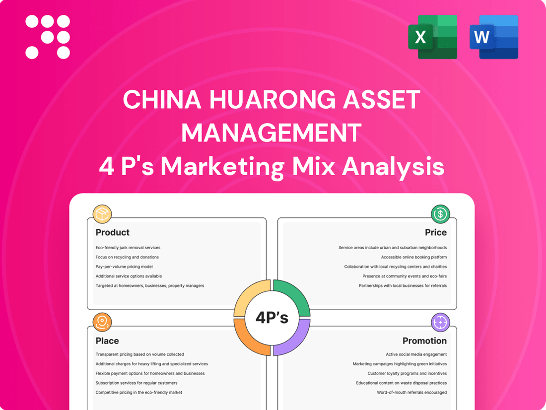 China Huarong Asset Management Marketing Mix