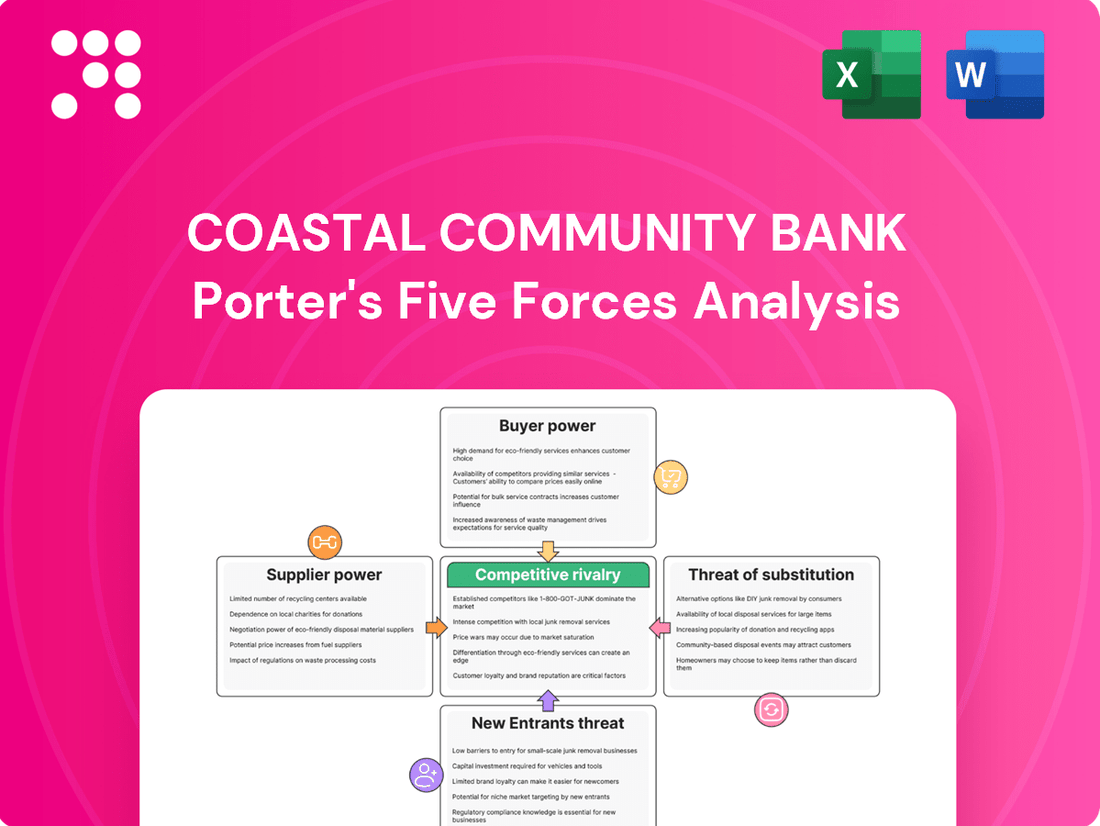 Coastal Community Bank Porter's Five Forces Analysis