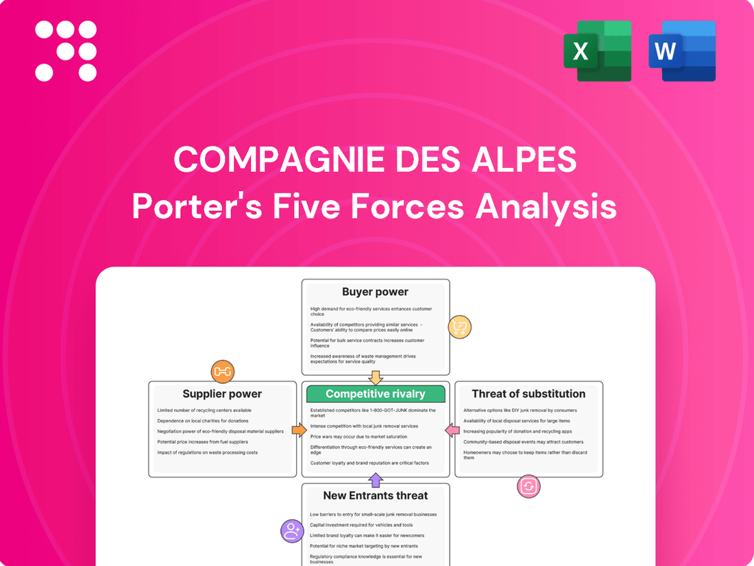 Compagnie des Alpes Porter's Five Forces Analysis