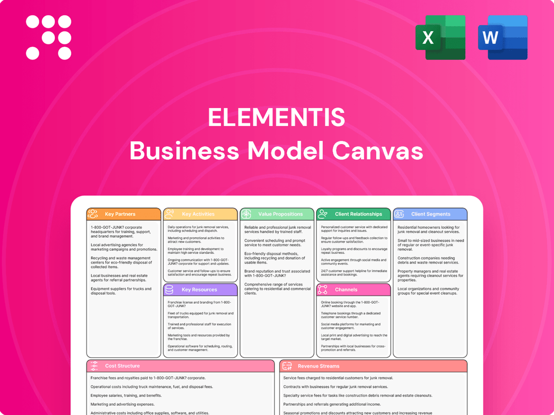Elementis Business Model Canvas