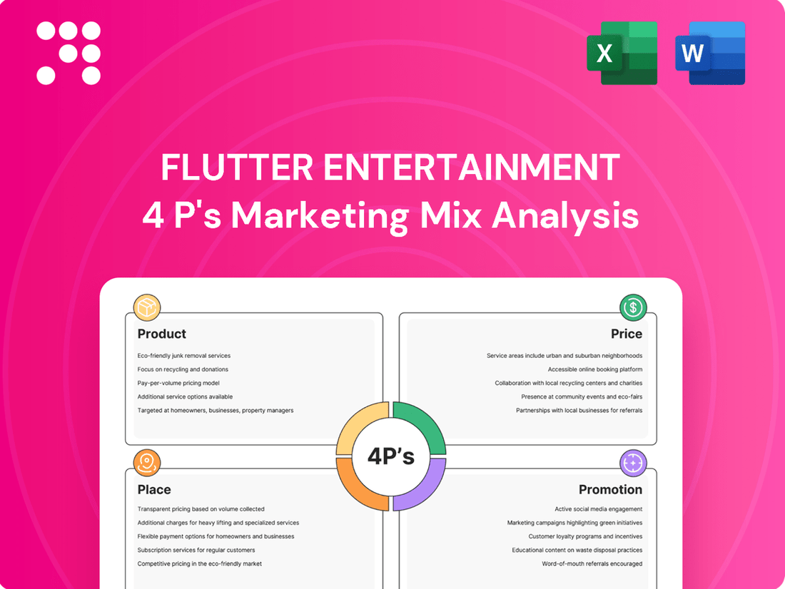 Flutter Entertainment Marketing Mix