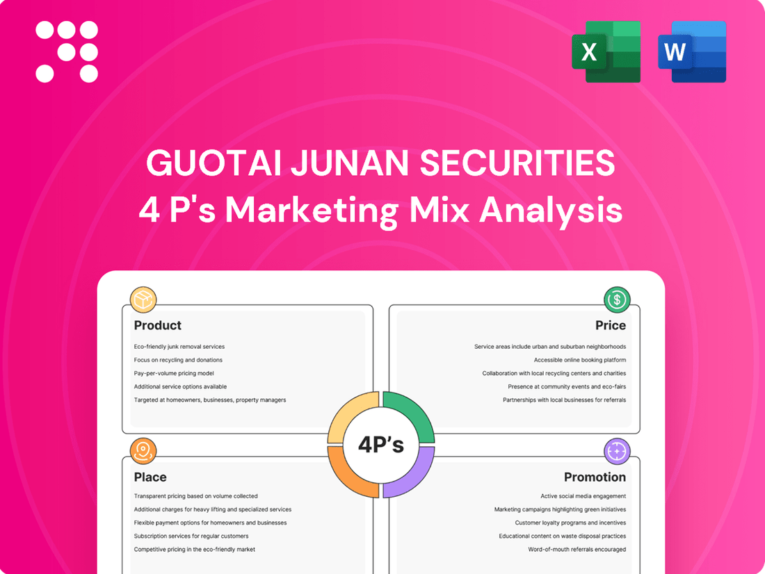 Guotai Junan Securities Marketing Mix