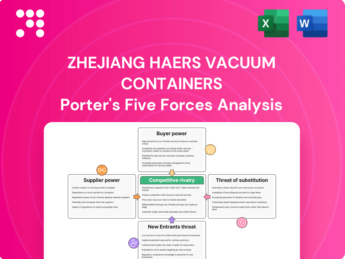 Zhejiang Haers Vacuum Containers Porter's Five Forces Analysis