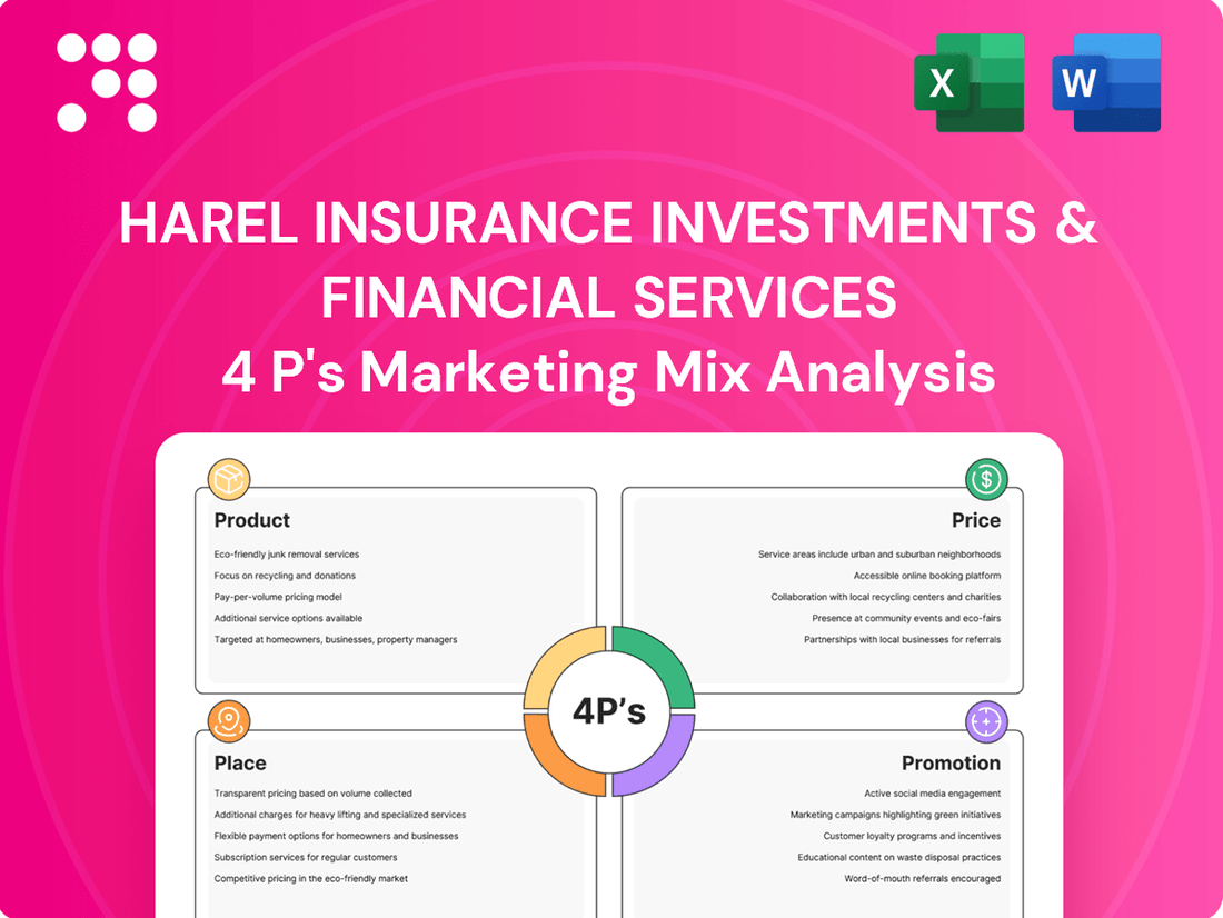 Harel Insurance Investments & Financial Services Marketing Mix