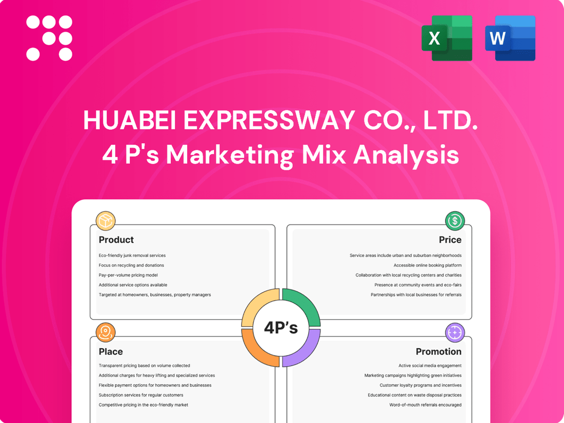 Huabei Expressway Co., Ltd. Marketing Mix