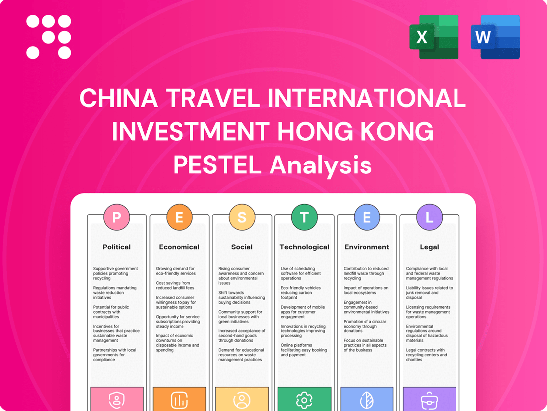 China Travel International Investment Hong Kong PESTLE Analysis