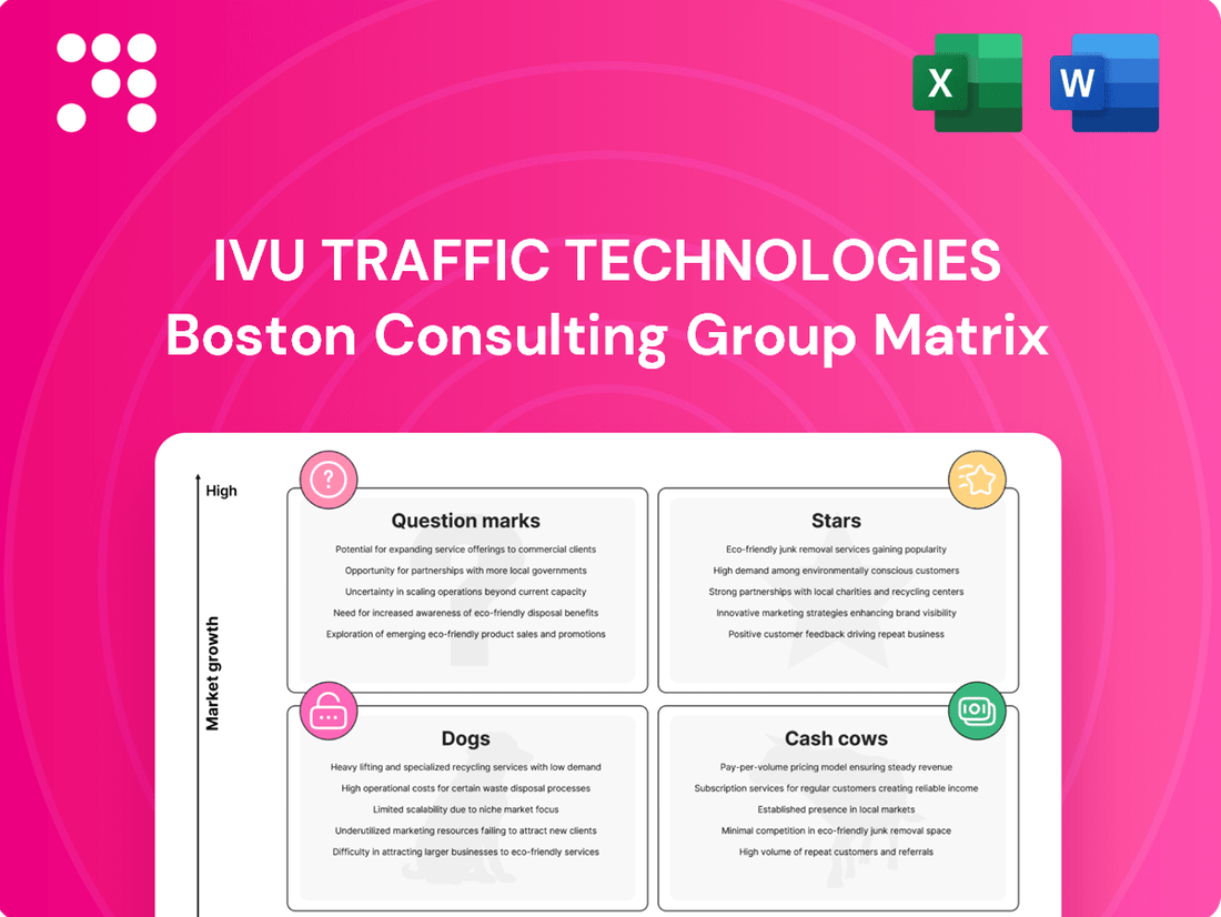 IVU Traffic Technologies Boston Consulting Group Matrix