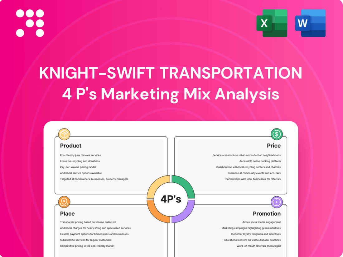 Knight-Swift Transportation Marketing Mix