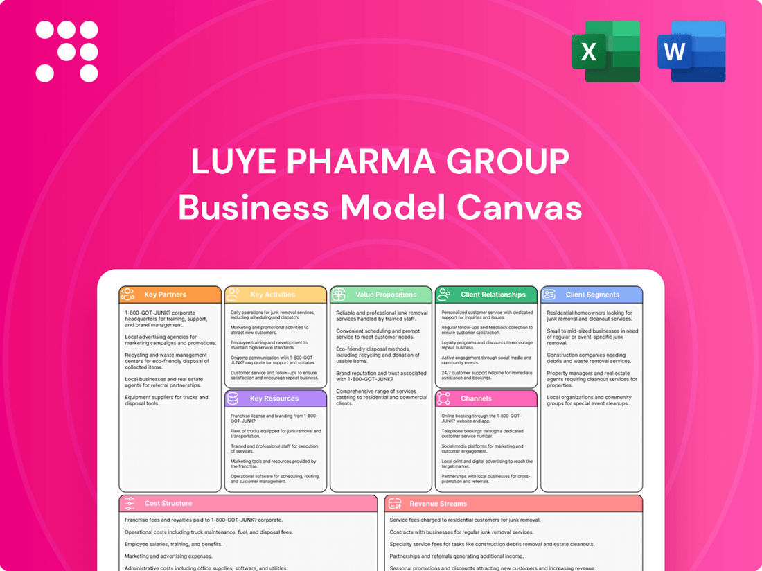 Luye Pharma Group Business Model Canvas