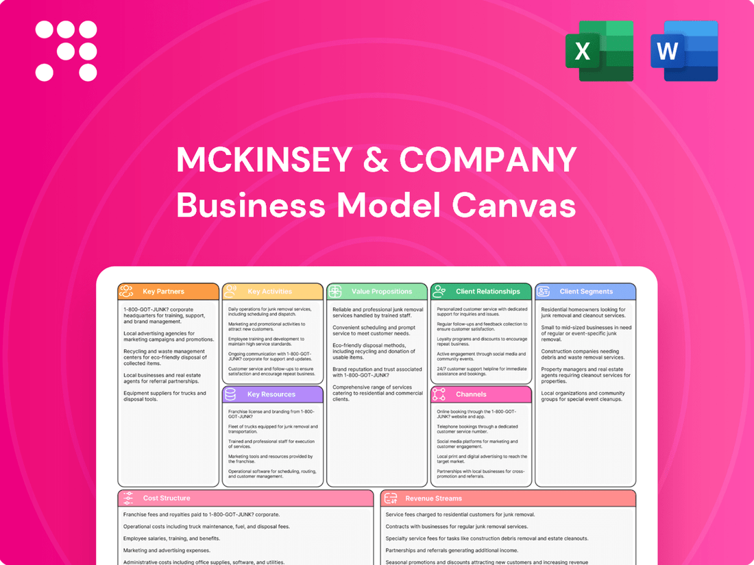 McKinsey & Company Business Model Canvas