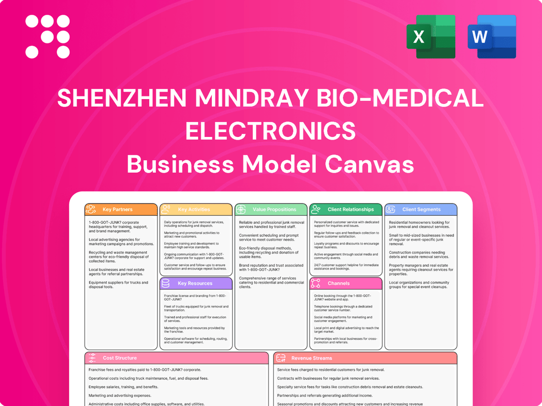 Shenzhen Mindray Bio-Medical Electronics Business Model Canvas