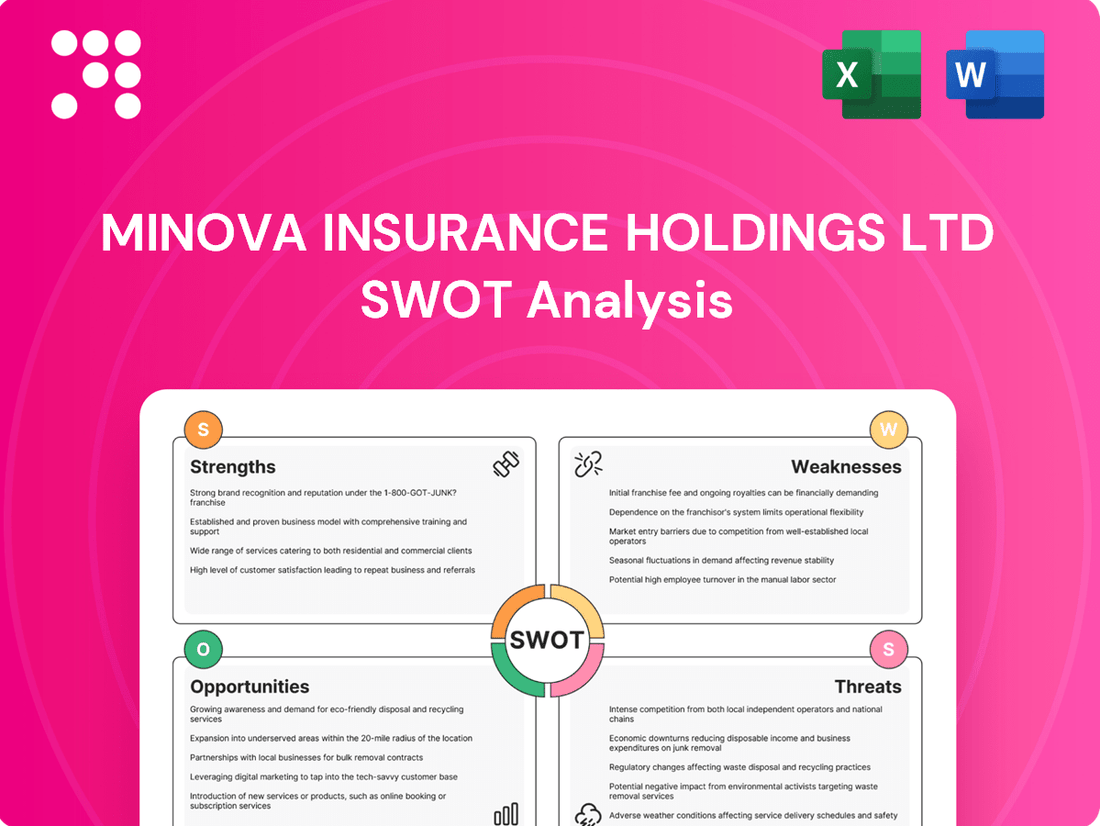 Minova Insurance Holdings Ltd SWOT Analysis