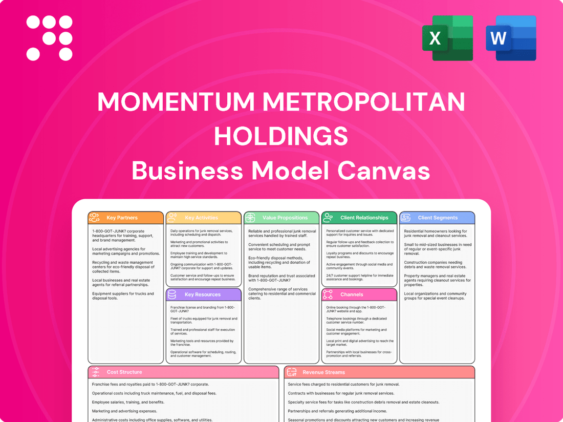Momentum Metropolitan Holdings Business Model Canvas
