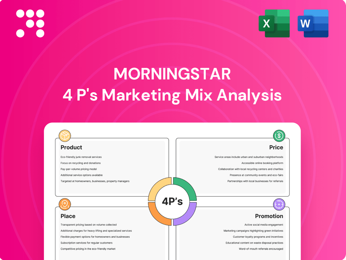 Morningstar Marketing Mix