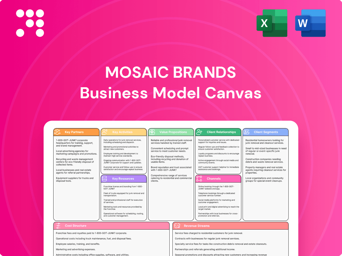 Mosaic Brands Business Model Canvas