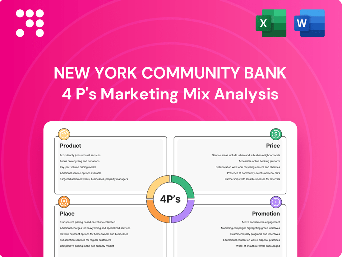 New York Community Bank Marketing Mix