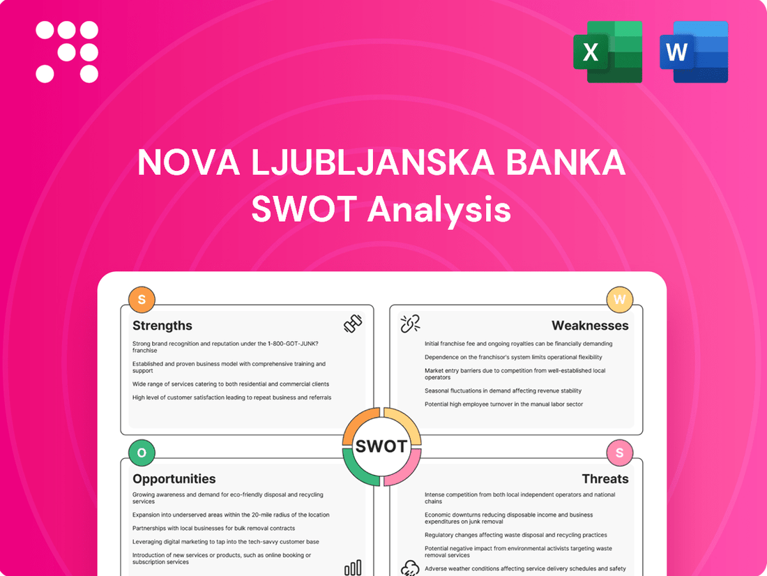 Nova Ljubljanska Banka SWOT Analysis