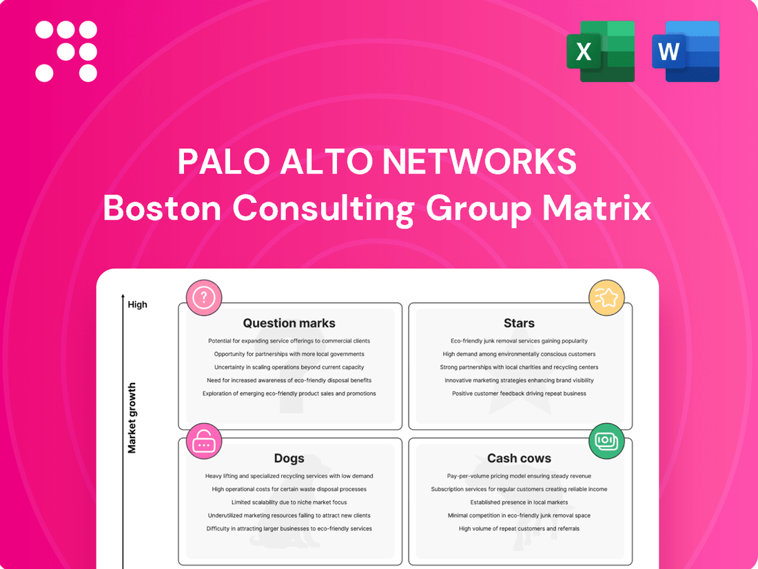 Palo Alto Networks Boston Consulting Group Matrix