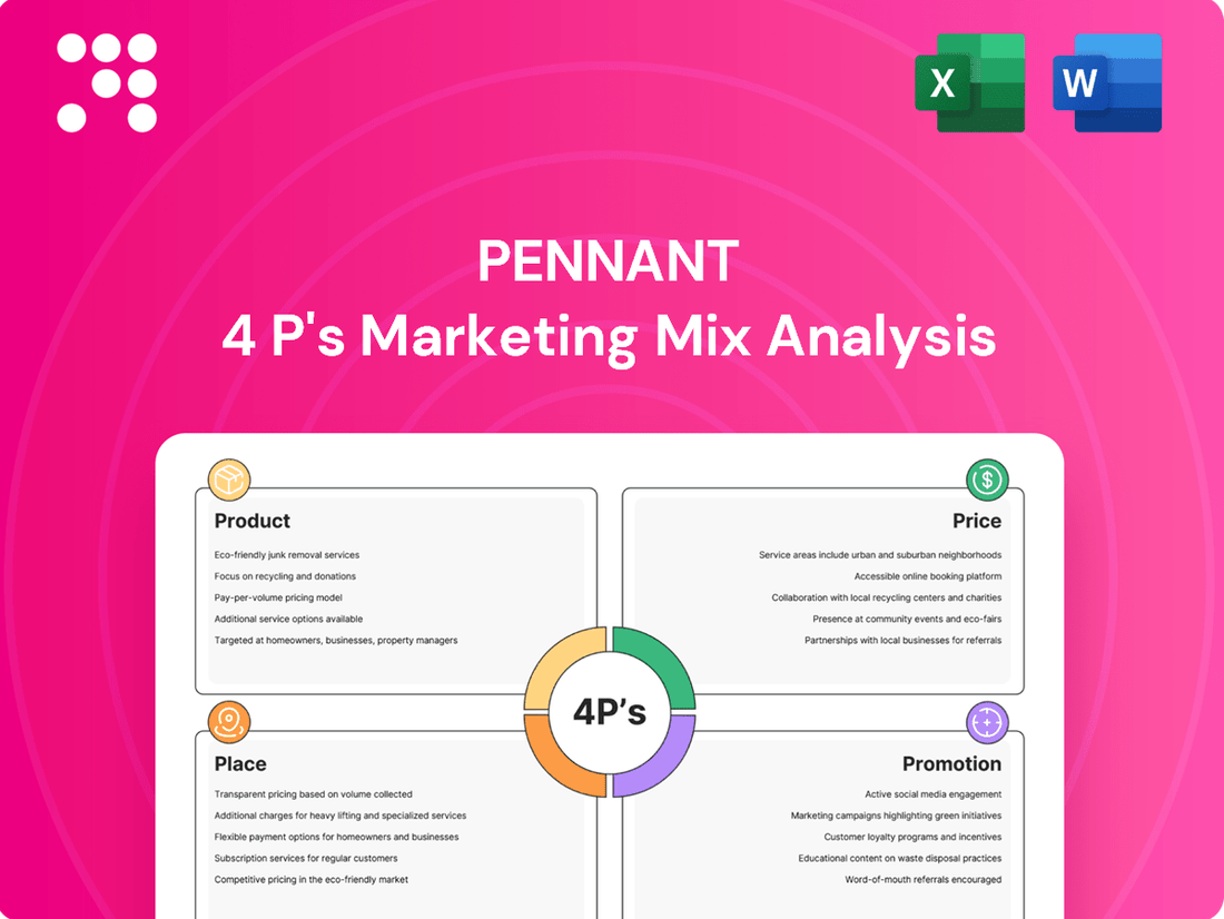 Pennant Marketing Mix
