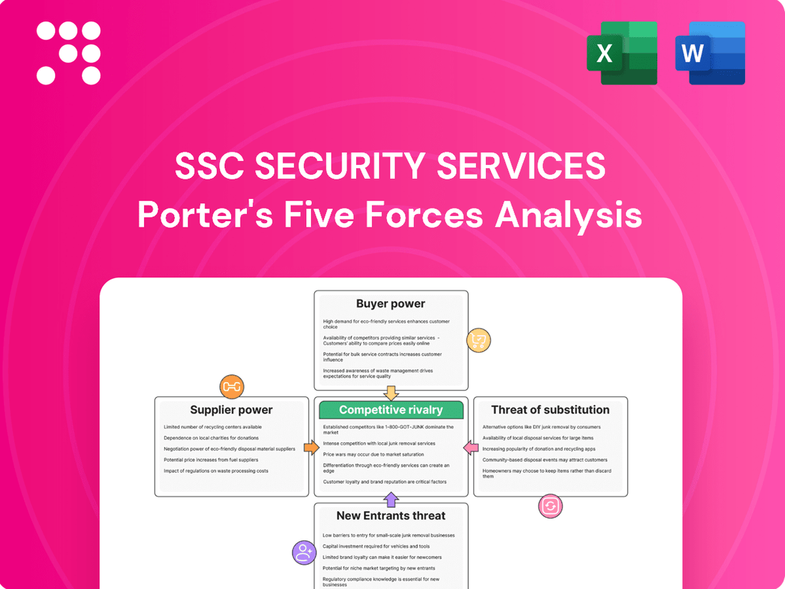 SSC Security Services Porter's Five Forces Analysis