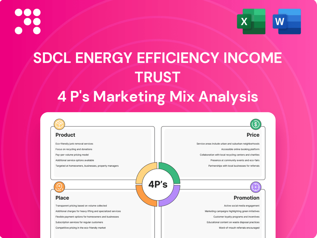 SDCL Energy Efficiency Income Trust Marketing Mix