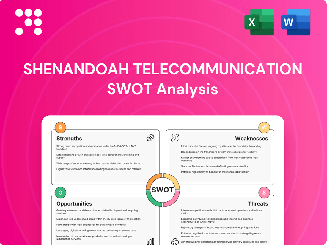 Shenandoah Telecommunication SWOT Analysis