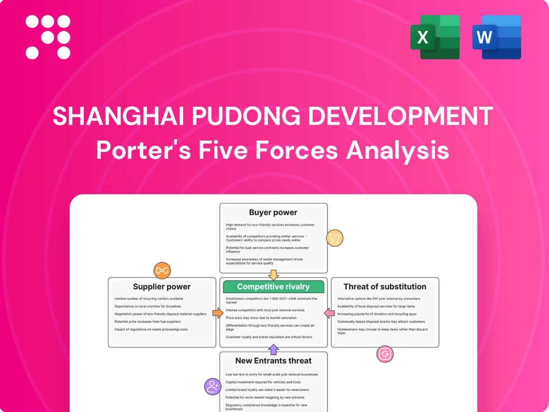 Shanghai Pudong Development Porter's Five Forces Analysis