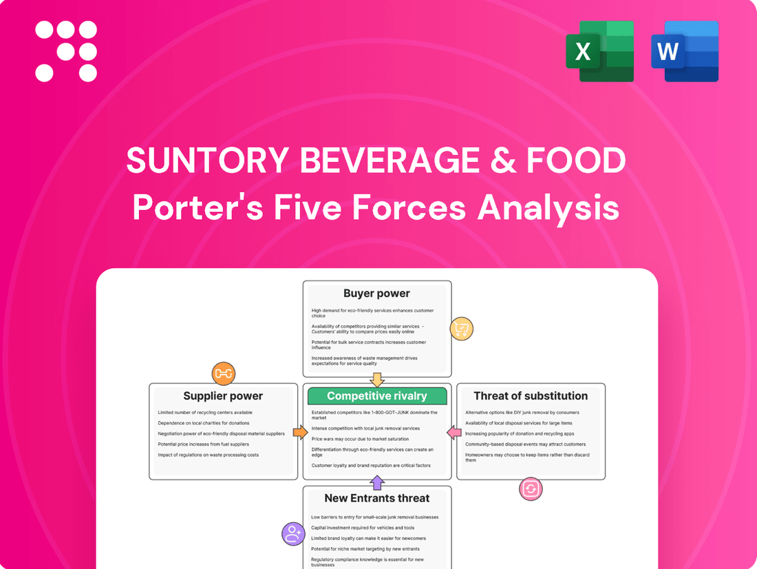Suntory Beverage & Food Porter's Five Forces Analysis