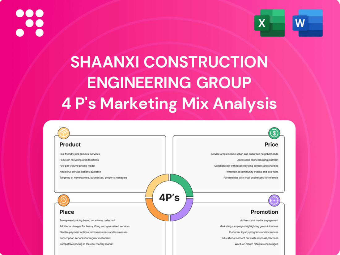 Shaanxi Construction Engineering Group Marketing Mix