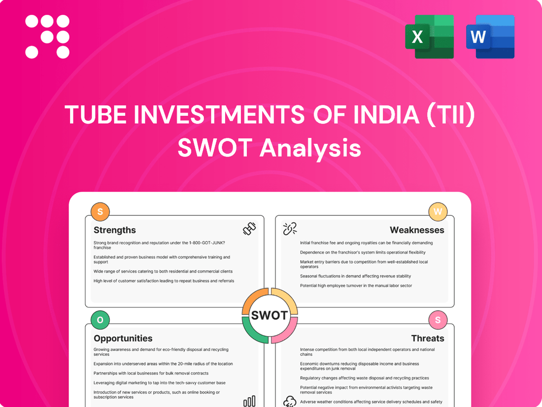 Tube Investments of India (TII) SWOT Analysis