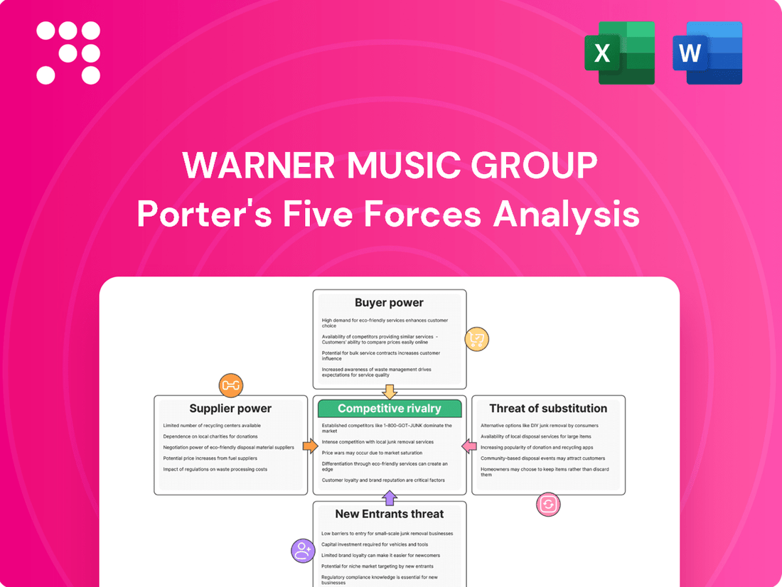 Warner Music Group Porter's Five Forces Analysis