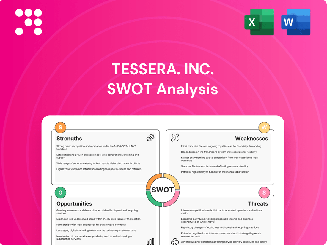 Tessera. Inc. SWOT Analysis